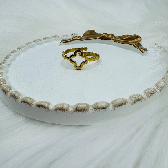 Women’s Jewelry Ring Bundle - Stainless Steel, 18K Gold Plated - Picture 2 of 9